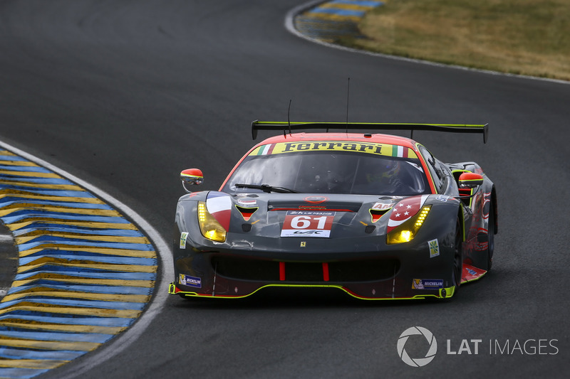 55. №61 Clearwater Racing Ferrari 488 GTE: Мок Вен Сунь, Мэтт Гриффин, Кеита Сава