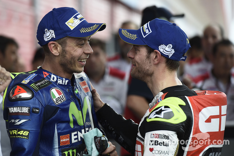Valentino Rossi dan Cal Crutchlow