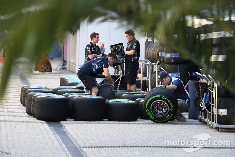 Red Bull Racing and Pirelli tyres