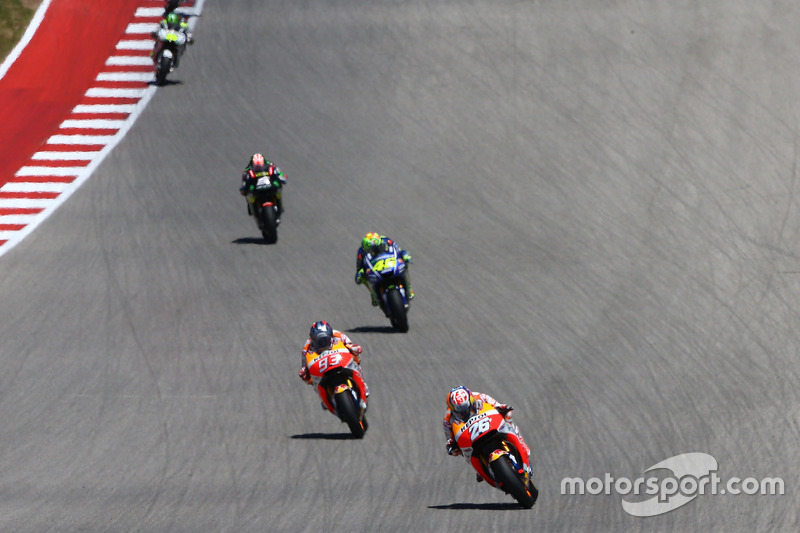 Dani Pedrosa, Repsol Honda Team, Marc Marquez, Repsol Honda Team, Valentino Rossi, Yamaha Factory Racing