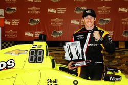 Ganador de la carrera Simon Pagenaud, Team Penske Chevrolet