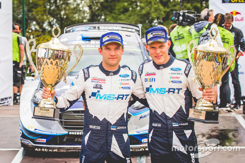 Sieger Ott Tänak, Martin Järveoja, Ford Fiesta WRC, M-Sport with the team