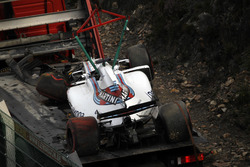 Auto von Felipe Massa, Williams FW40, nach Crash