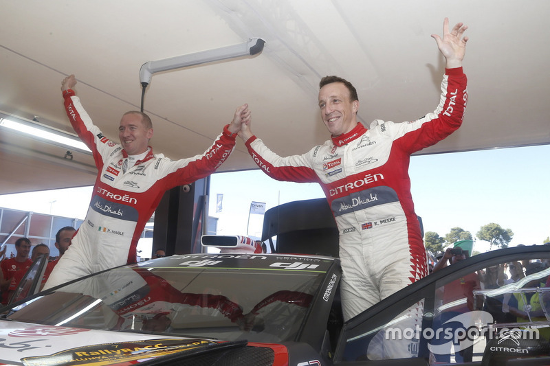 Il vincitori Kris Meeke, Paul Nagle, Citroën C3 WRC, Citroën World Rally Team