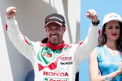 Podio: Ganador de la carrera Tiago Monteiro, Honda Racing Team JAS, Honda Civic WTCC