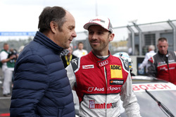 Gerhard Berger, président de l'ITR, et René Rast, Audi Sport Team Rosberg, Audi RS 5 DTM