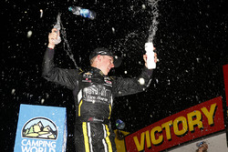 Race winner John Hunter Nemechek, SWM-NEMCO Motorsports Chevrolet celebrates
