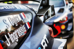 Détail de la voiture de Sébastien Ogier, Julien Ingrassia, Ford Fiesta WRC, M-Sport