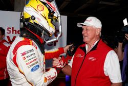 Polesitter Scott McLaughlin, DJR Team Penske with Dick Johnson