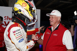 Polesitter Scott McLaughlin, DJR Team Penske with Dick Johnson