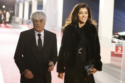 Bernie Ecclestone and wife Fabiana Flosi