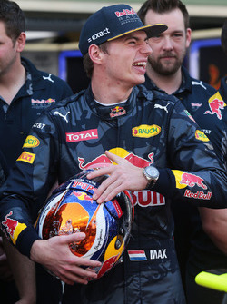 Max Verstappen, Red Bull Racing at a team photograph