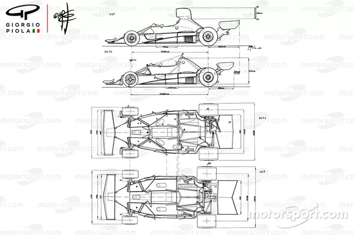 Ferrari 312T2 1976 compared with 312T