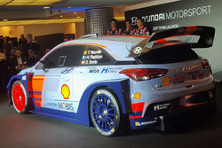 Hayden Paddon, Daniel Sordo, Thierry Neuville, Hyundai Motorsport unveil the 2017 Hyundai i20 Coupe