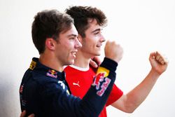 2016 GP3 Series champion Charles Leclerc, ART Grand Prix and 2016 GP2 Series champion Pierre Gasly, PREMA Racing