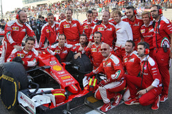 Sebastian Vettel, Ferrari SF16-H on the grid