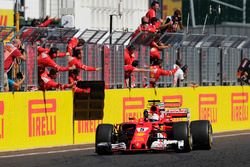 Race winner Sebastian Vettel, Ferrari SF70-H