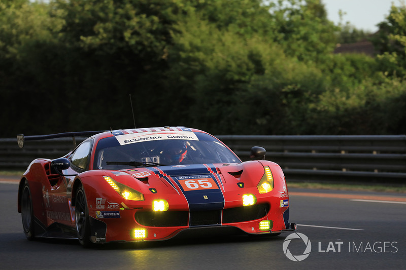 #65 Scuderia Corsa Ferrari 488 GTE: Christina Nielsen, Alessandro Balzan, Bret Curtis