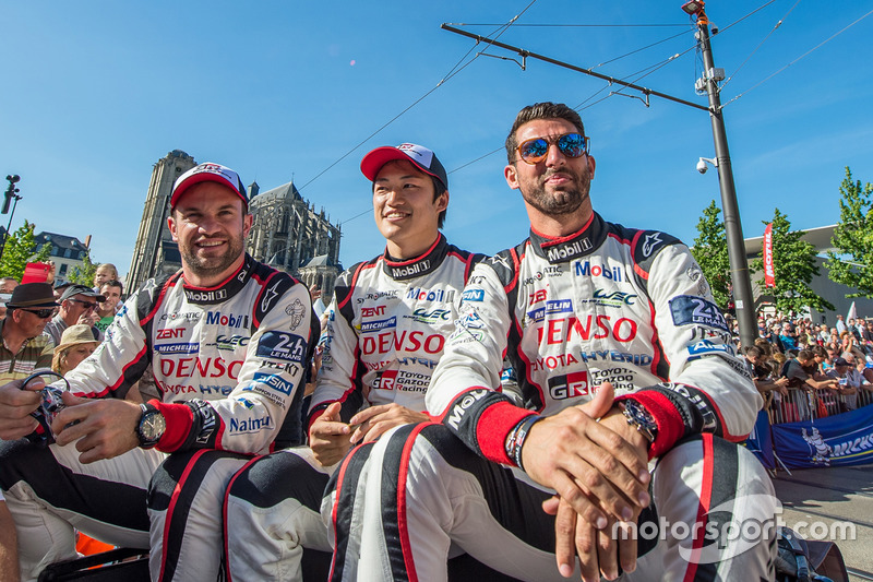 Jose Maria Lopez, Yuji Kunimoto, Nicolas Lapierre, Toyota Gazoo Racing
