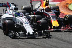 Felipe Massa, Williams FW40, Max Verstappen, Red Bull Racing RB13