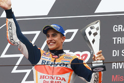Podium: Race winner Marc Marquez, Repsol Honda Team