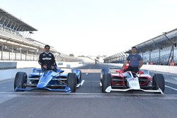 The 2018 Chevrolet and Honda IndyCar with Juan Pablo Montoya and Oriol Servia