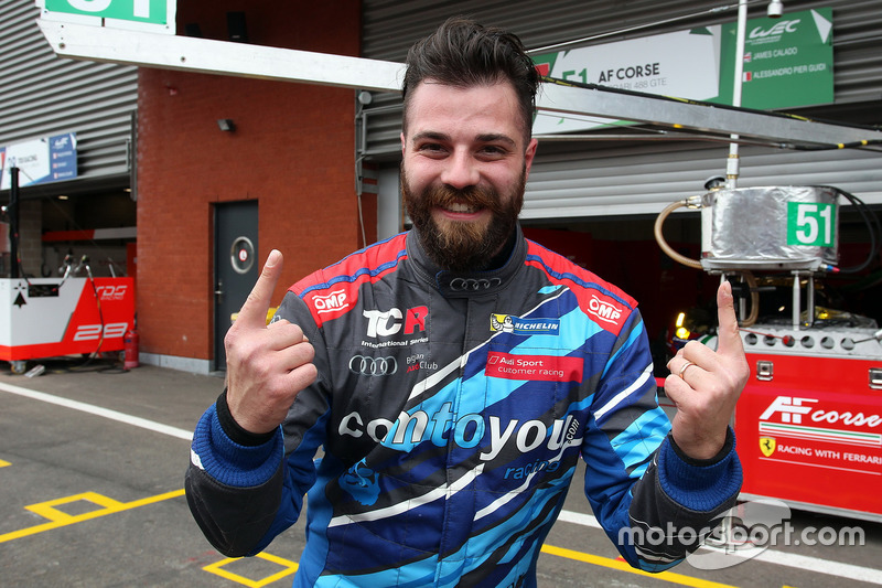 Race winner Stefano Comini, Comtoyou Racing, Audi RS3 LMS