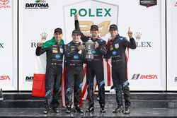 Podium: race winners Ricky Taylor, Jordan Taylor, Max Angelelli, Jeff Gordon, Wayne Taylor Racing