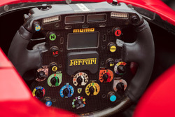 Steering wheel of the Ferrari F2001