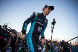 Il vincitore della gara Sebastien Buemi, Renault e.Dams