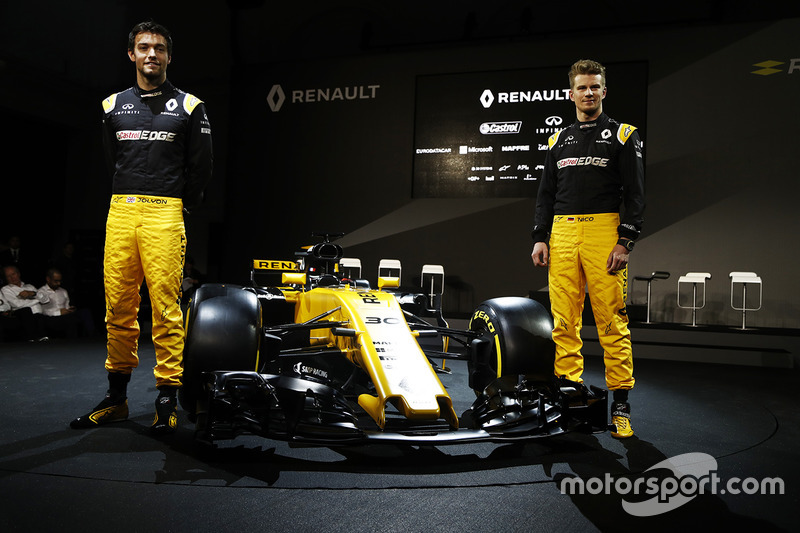 Nico Hülkenberg, Renault Sport F1 Team; Jolyon Palmer, Renault Sport F1 Team