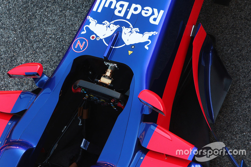 Scuderia Toro Rosso STR12 cockpit detail