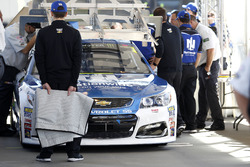 The car of Dale Earnhardt Jr., Hendrick Motorsports Chevrolet at technical inspection