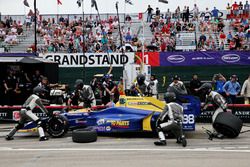 Alexander Rossi, Herta - Andretti Autosport Honda pit action