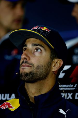 Daniel Ricciardo, Red Bull Racing en la Conferencia de prensa de pilotos