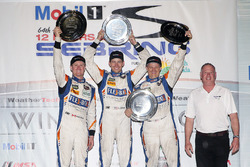 PC podium: winners Jon Bennett, Colin Braun, Mark Wilkins, CORE autosport