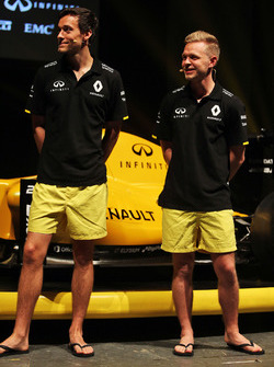 Jolyon Palmer, Renault Sport F1 Team en Kevin Magnussen, Renault Sport F1 Team