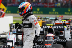Fernando Alonso, McLaren in parc ferme