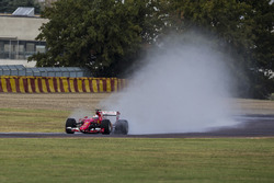 Sebastian Vettel, Ferrari tests the 2017 spec Pirelli