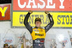 Race winner Erik Jones, Joe Gibbs Racing Toyota