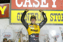 Race winner Erik Jones, Joe Gibbs Racing Toyota