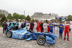 Foto di gruppo dei piloti di Formula E