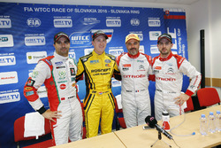 Press conferenc; #25 Mehdi Bennani, Sébastien Loeb Racing, Citroën C-Elysée WTCC; Nicky Catsburg, LA