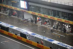 A wet and rainy pits