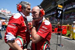 Maurizio Arrivabene, Ferrari Team Principal on the grid