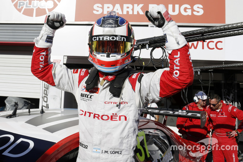 Ganador de la poler José María López, Citroën World Touring Car Team, Citroën C-Elysée WTCC