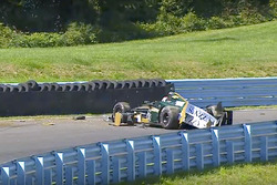Choque de Josef Newgarden, Ed Carpenter Racing Chevrolet