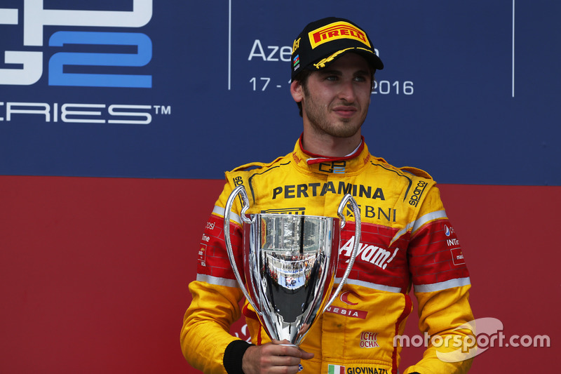 Il vincitore della gara Antonio Giovinazzi, PREMA Racing