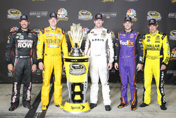 Toyota Chase drivers: Martin Truex Jr., Furniture Row Racing, Kyle Busch, Joe Gibbs Racing, Carl Edwards, Joe Gibbs Racing, Denny Hamlin, Joe Gibbs Racing, Matt Kenseth, Joe Gibbs Racing