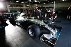 Pascal Wehrlein, Mercedes AMG F1 W07 Hybrid with 2017 Pirelli tyres